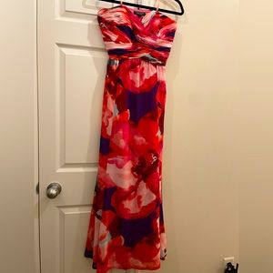 Floral LAUREN Ralph Lauren Prom Formal Gown Dress Floor length
